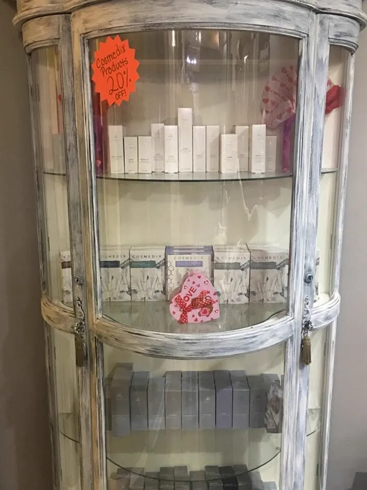 Retail products and gift display inside Kozo Salon & Spa